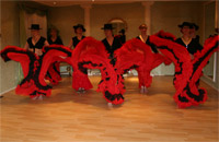 Showtanzgruppe Cingara spanisch arabischer Tanz mit spanischem Hut