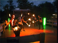 Feuerjonglage 21.7.07 Feuerwehr Steckenborn