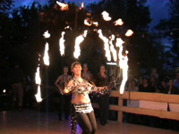 Feuerfächer Tanz Hildegard Wirtz 21.7.07 Waldfest Feuerwehr Simmerath Steckenborn